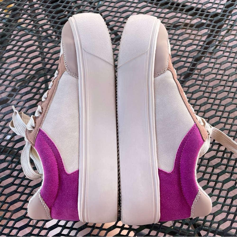 Rocket Dog | Flame Cream Color Block Platform Sneaker - Picture 5 of 11